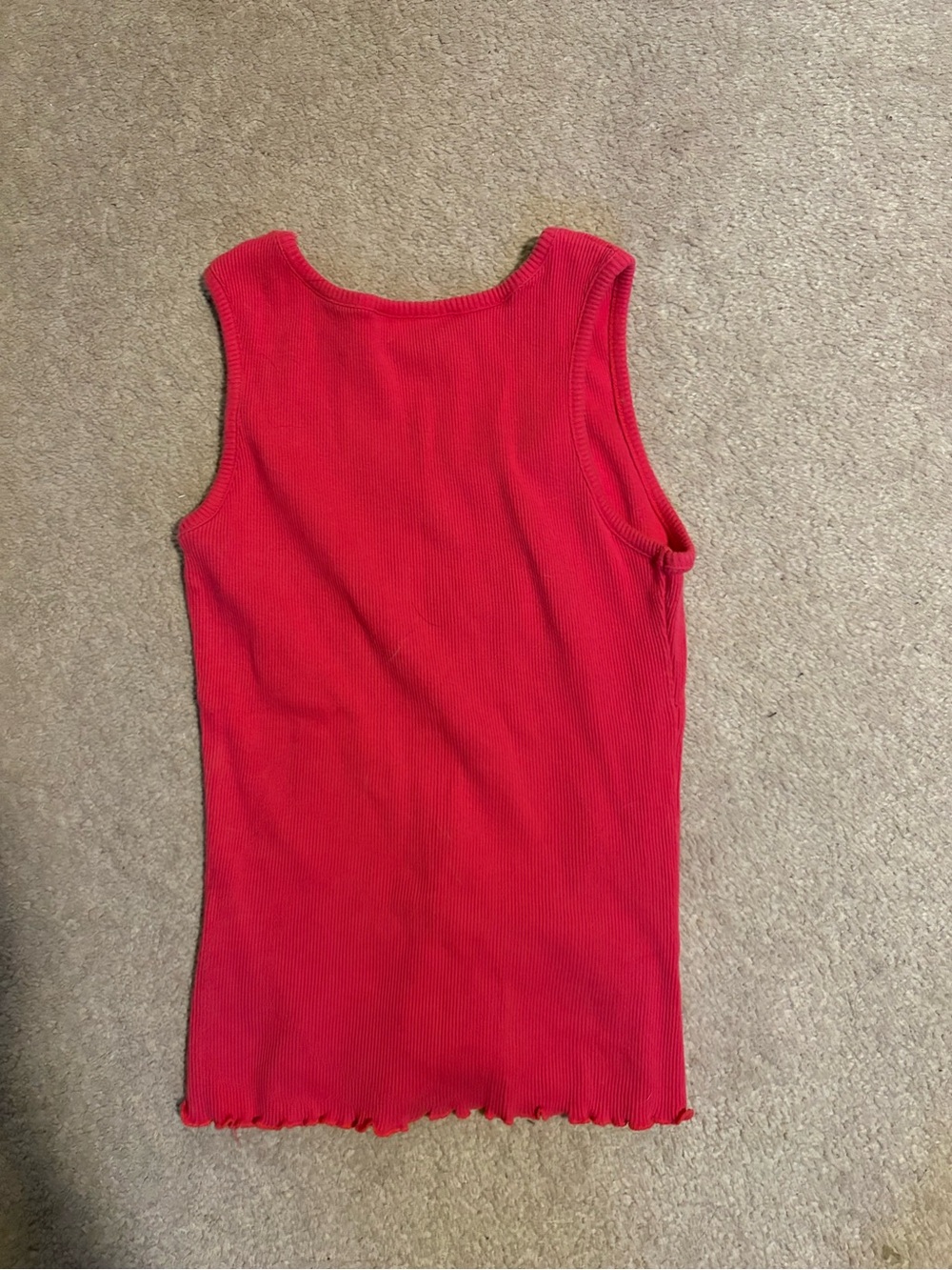 Pink 'BRAT' Ribbed Tank Top - Picture 2 of 2